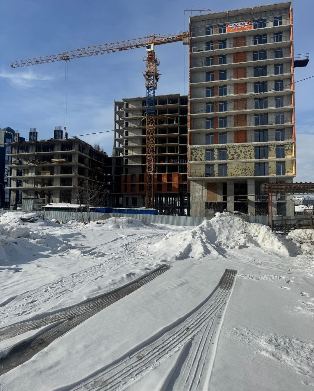 ЖК Lakeview — будівництво зимою, лютий 2026